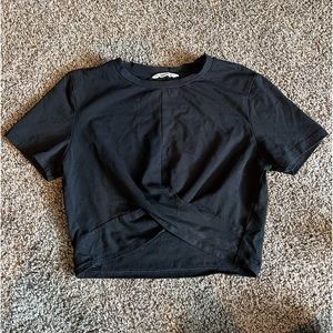 SHEIN Black Crop Top